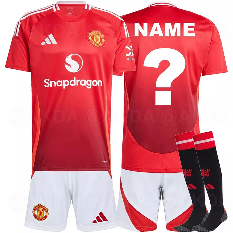 24/25 Manchester United Home Kids Kit