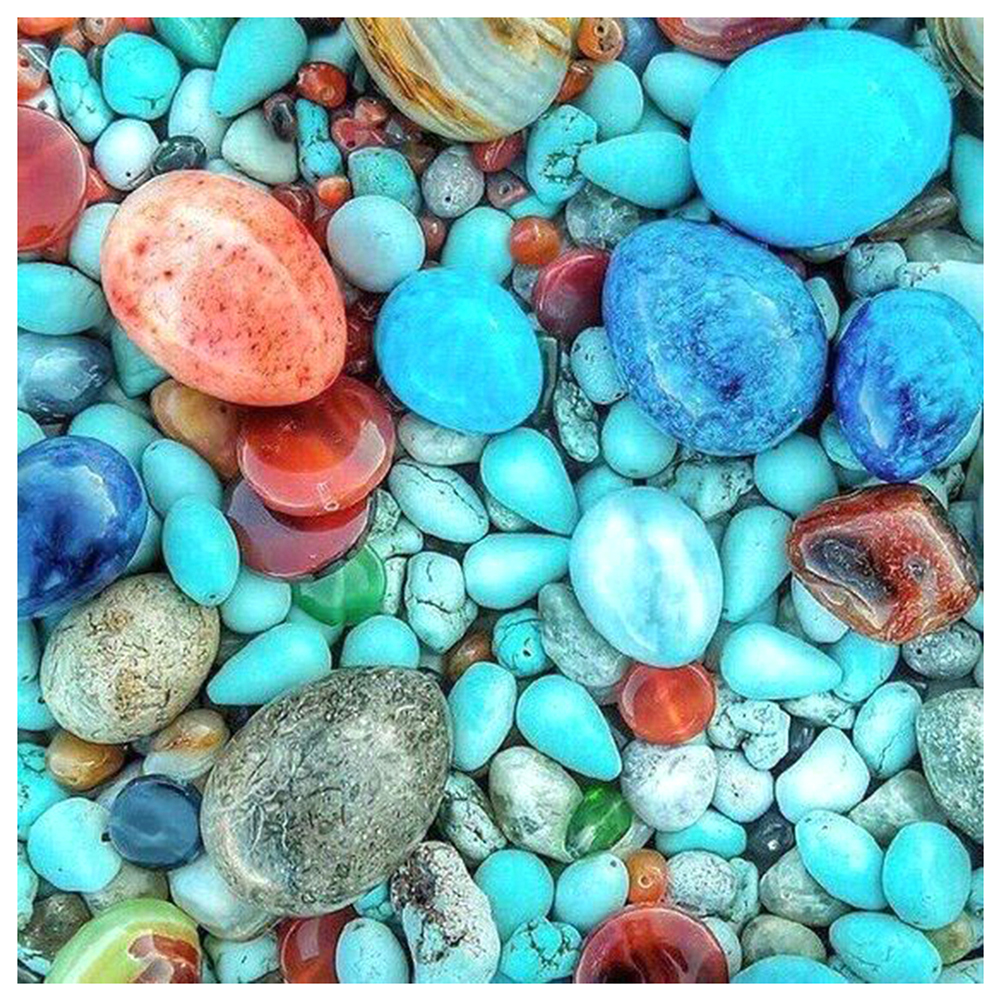 

Colored Stone - Round Drill Diamond Painting - 30*30CM, 501 Original