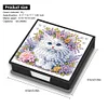 (US Local)Cat Diamond Painting Memo Pad Holder with 160 Sheets of Paper for DIY Art Craft