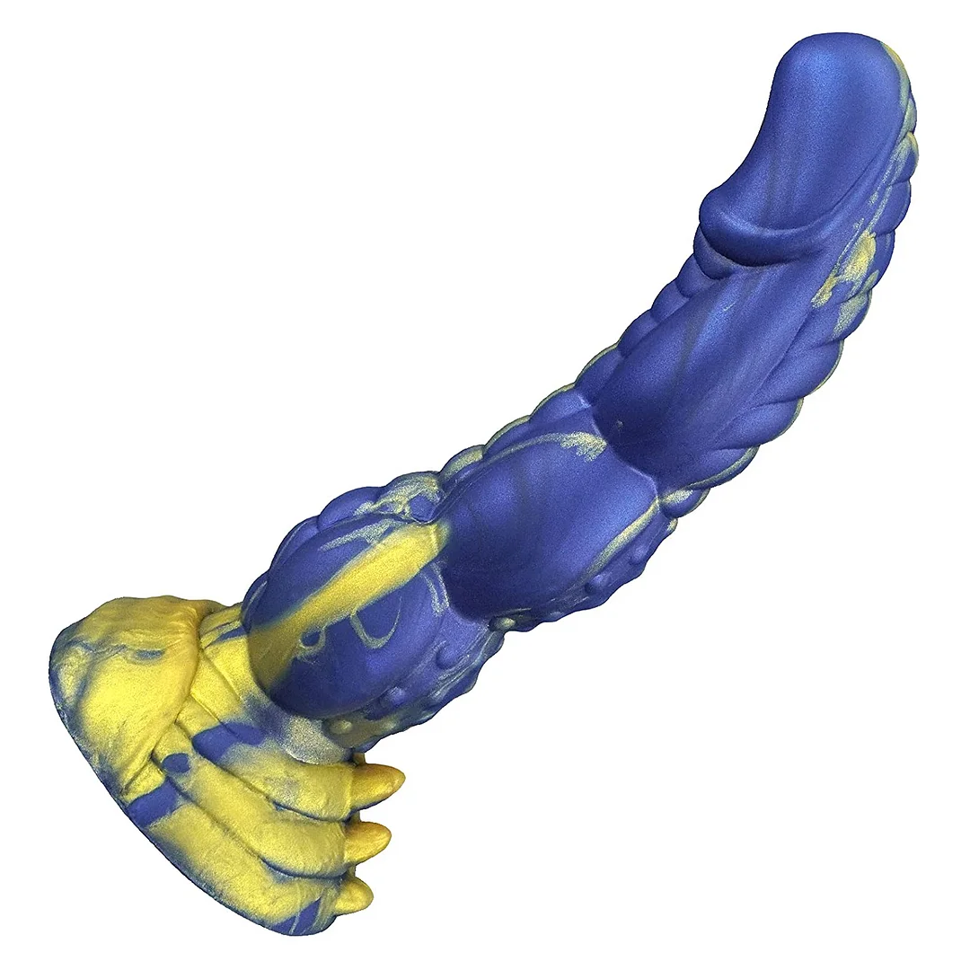 Dickman-8.5‘’ Blue Gold Dildo