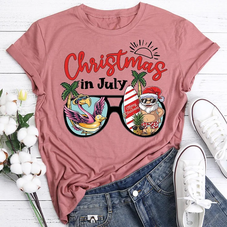 Christmas In July T-Shirt-07674-Annaletters
