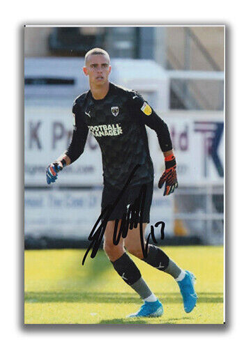 NIK TZANEV HAND SIGNED 6X4 Photo Poster painting - AFC WIMBLEDON - FOOTBALL AUTOGRAPH 5.