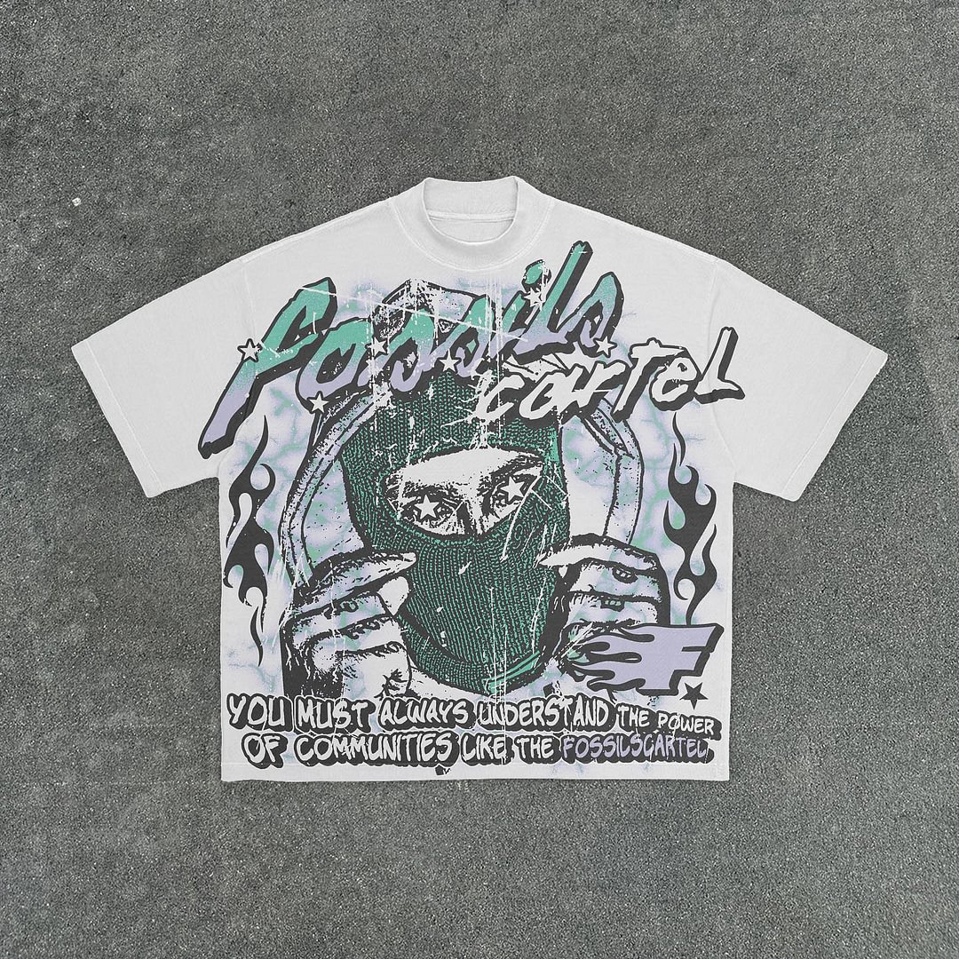 Vintage Street Thug Graphic Cotton T-Shirt - SOPULA