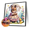 Diamond Painting -DIY Full Round Drill Easter Flower Bunny