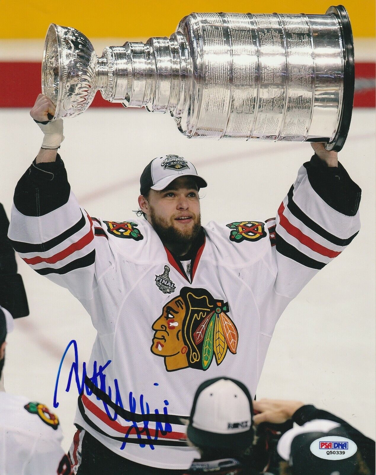 ANTTI NIEMI Signed Chicago BLACKHAWKS 8x10 Photo Poster painting with PSA COA