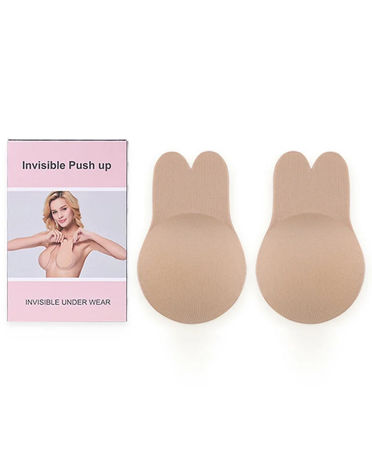 Invisible Silicone Rabbit Ear Lift Nipple Stickers