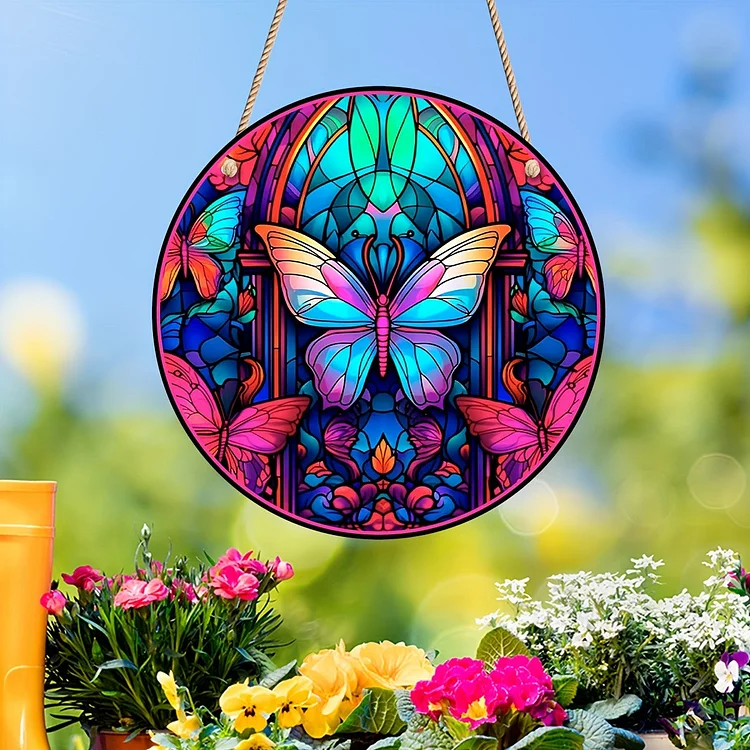 Butterfly - Suncatcher Hanging Ornament WH007