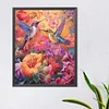 (40*50cm)DIY Round Partial AB Drill Diamond Painting - Bird and Flower
