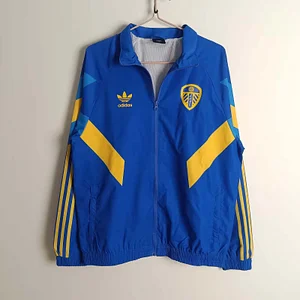 2025/2026 Leeds United Windbreaker Blue Football Shirt 1:1 Thai Quality
