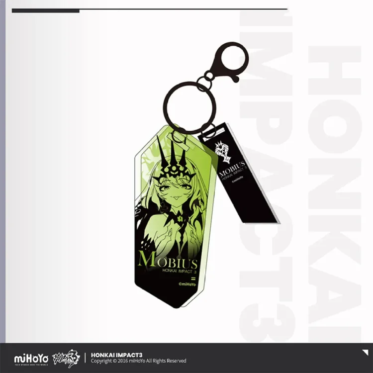 Mobius Acrylic Keychain [Original Honkai Official Merchandise]