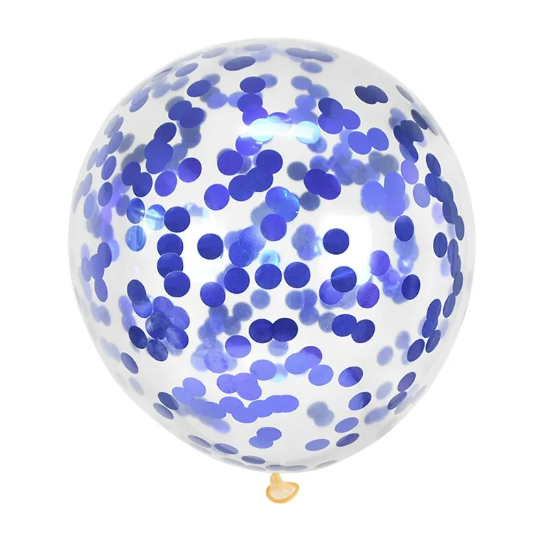 5/10/20pcs Gold Confetti Latex Balloons Glitter Clear Transparent Helium Balloon Wedding Baby Shower Birthday Party Decorations