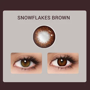 Aprileye Snowflakes Brown