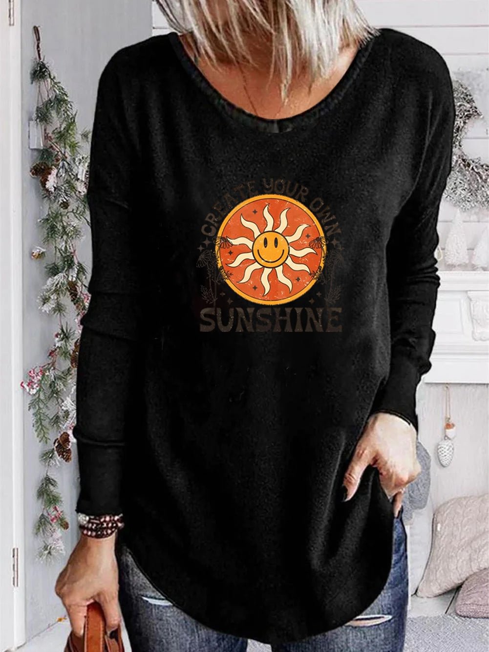Unisex 100% Cotton Long Sleeve Crew Neck Be Kind Shirt