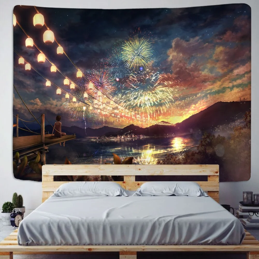 Landscape Tapestry Mushroom Tapestry Marble Swirl Tapestries Natural Landscape  Boho decor Hippie decor