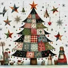 Xmas Tree-11CT Stamped Cross Stitch 50*50cm/19.69*19.69in