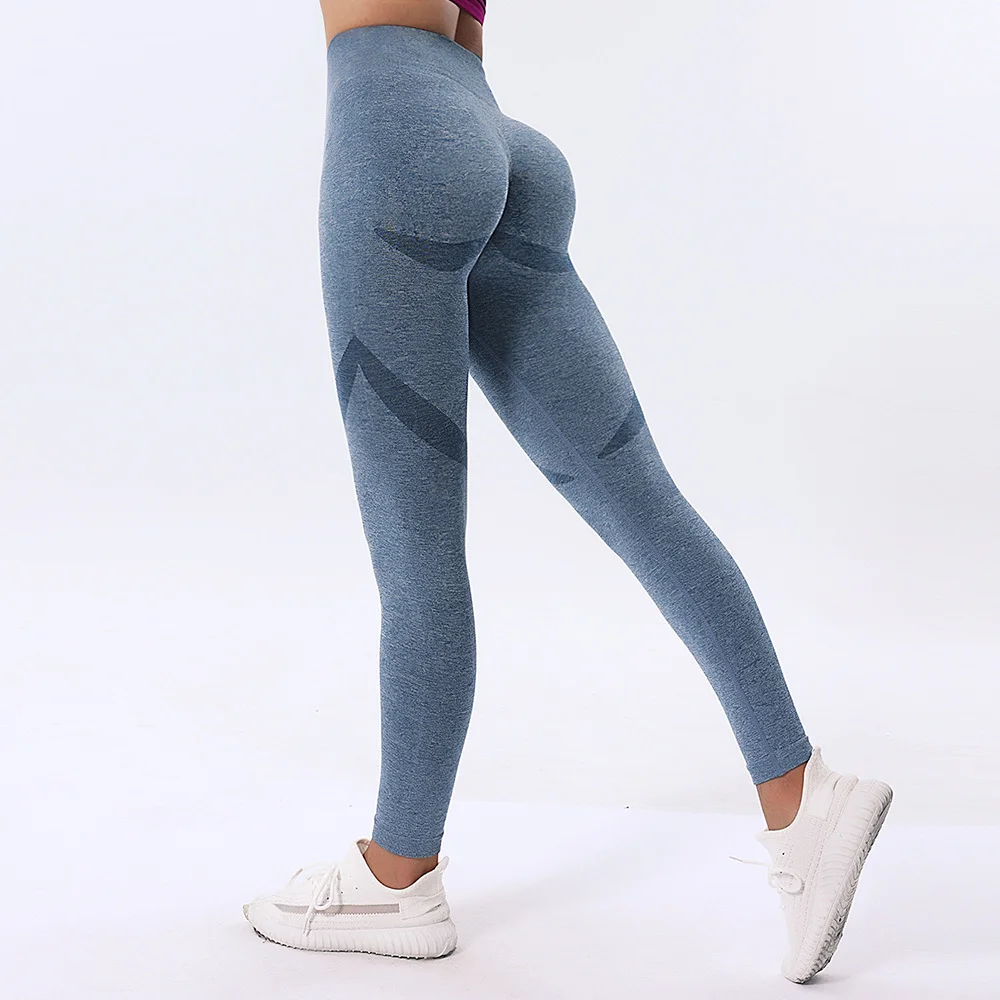 Breathable Yoga Pants High Waist Hip Lifting Sports Yoga Pants Tummy Control Stretch Fitness Sports Pants