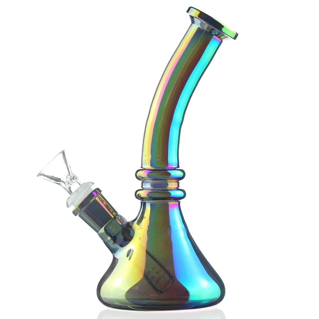 Anodized Bent Neck Mini Beaker Dab Rig