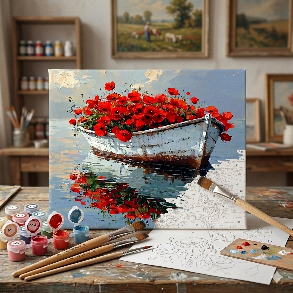 Oil Painting with Frame