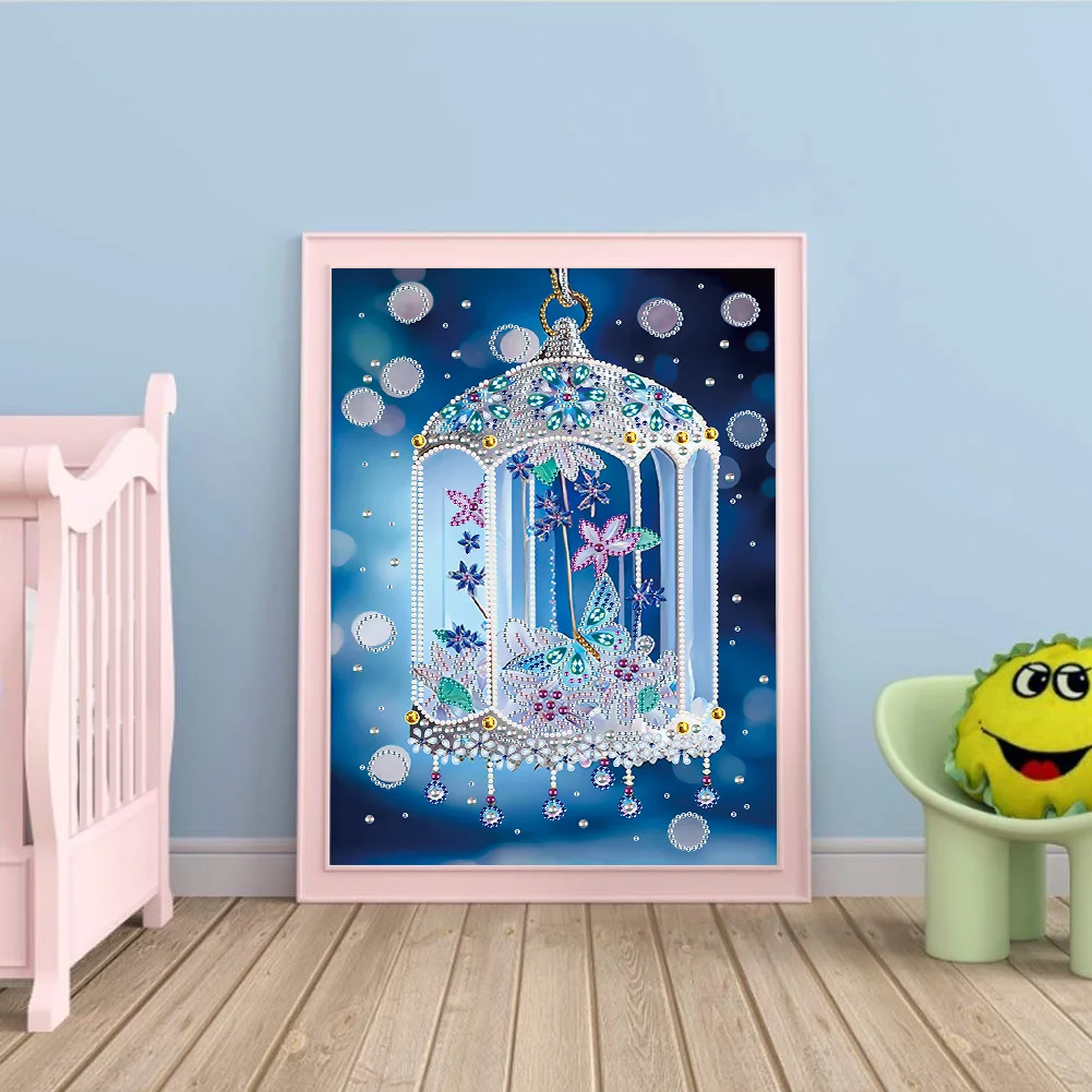 Diamond Painting - Partial Special Shaped Drill - Butterfly(30*40cm)