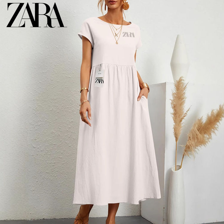 Dámské maxi šaty ve stylu ZARA – Elegantní, pohodlné a vzdušné