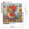 Peinture diamant coq-perce-rond coq-30*30cm