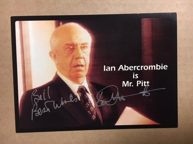 Ian Abercrombie Mr Piit on Seinfeld Signed 4x6 Postcard House COA