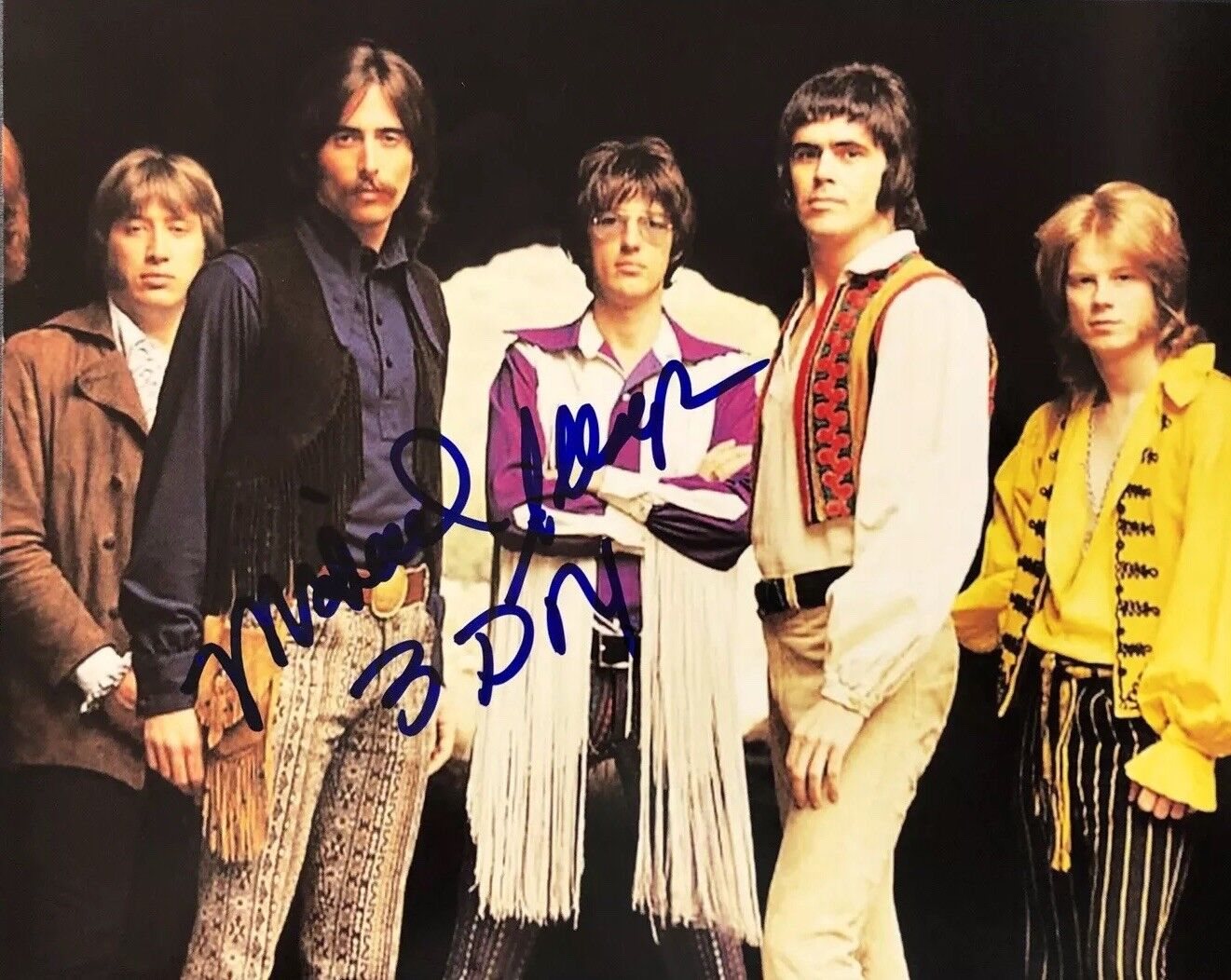 MICHAEL ALLSUP SIGNED 8x10 Photo Poster painting AUTOGRAPHED THREE DOG NIGHT ORIGINAL GUITARIST