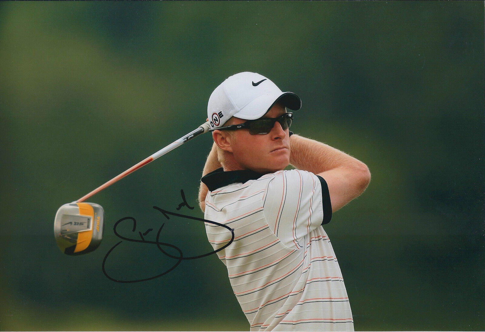 Simon DYSON SIGNED 12x8 Photo Poster painting AFTAL Autograph COA GB & Ireland Walker Cup GOLF