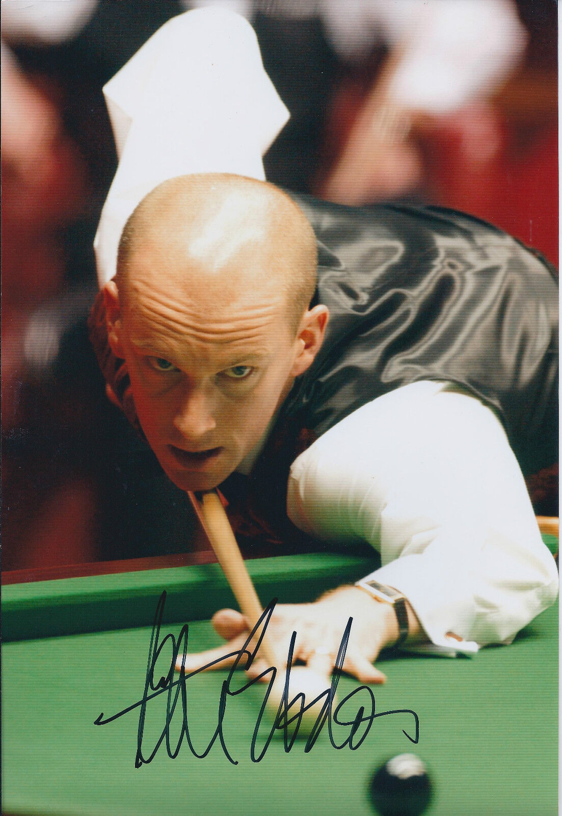 Peter EBDON SIGNED Snooker Autograph 12x8 Photo Poster painting AFTAL COA 1993 GRAND PRIX WINNER