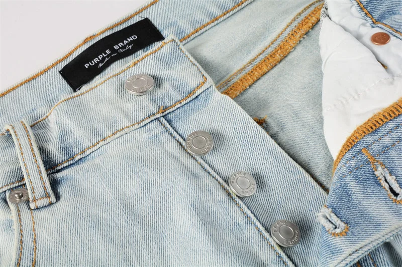 Purple Fashion Jeans 5067