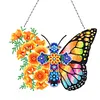 5D DIY Special Shaped Diamond Painting Butterfly Hanging With Lamp String Kit