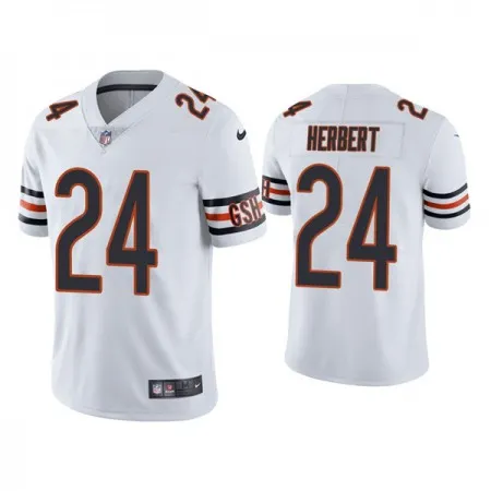 Men's Chicago Bears #24 Khalil Herbert White Vapor untouchable Limited Stitched Jersey