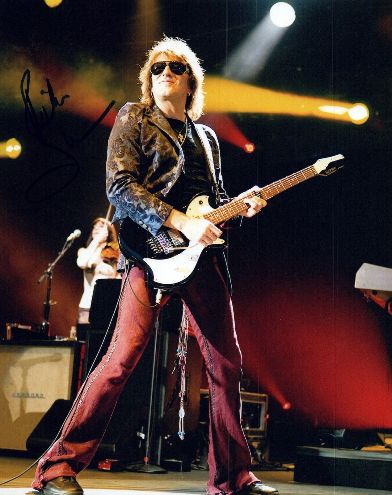 Richie Sambora Signed Autographed 8x10 Photo Poster painting BON JOVI COA VD