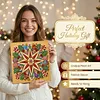 Christmas Starlight Framed Pearl Painting Kit 25x25cm for Adults