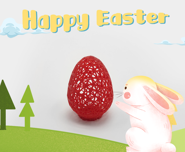 3D打印兔子彩蛋灯