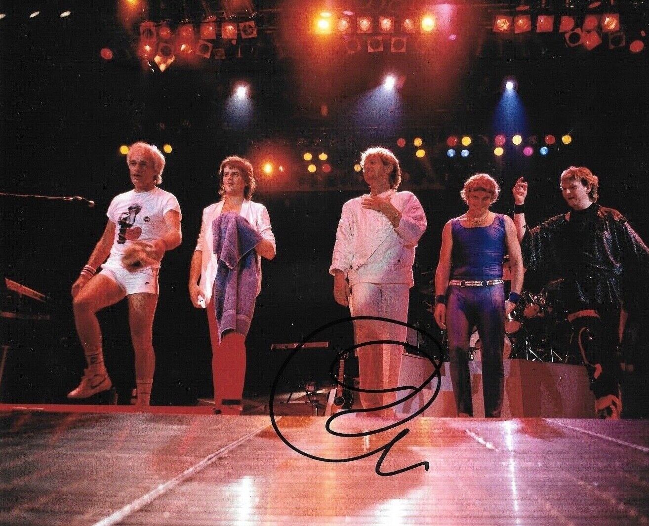 * JON ANDERSON * signed 8x10 Photo Poster painting * YES BAND * COA * 5