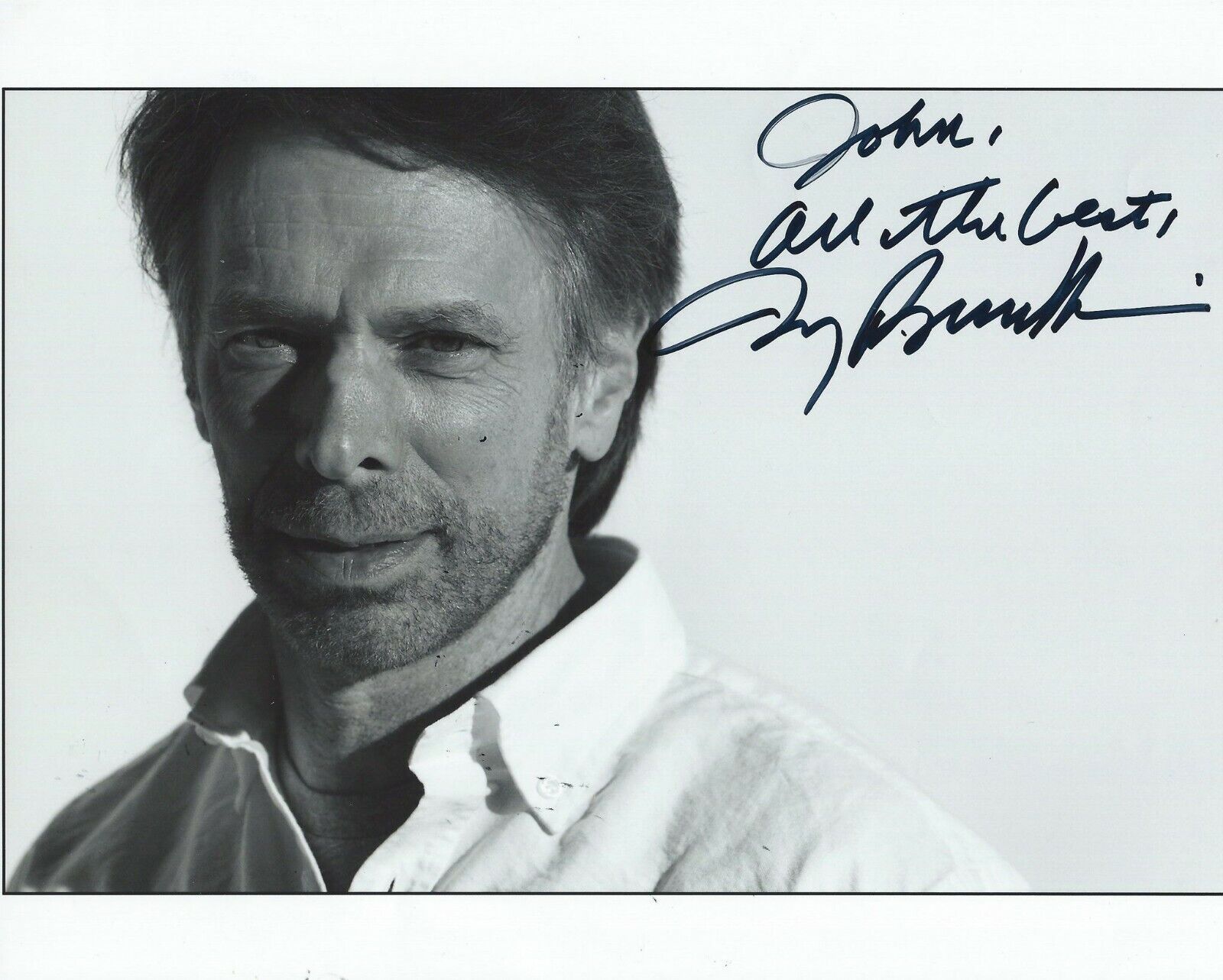 To JOHN: Autographed Signed 8x10 Photo Poster painting Jerry Bruckheimer