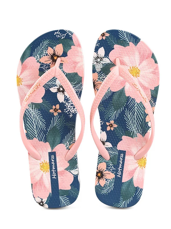 Floral Print Non-Slip Beach Sandals Slippers Shoes