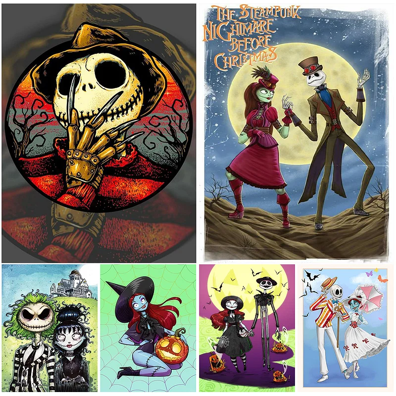 The Nightmare Before Christmas 5D Diamond Painting Embroidery