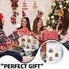 6PCS Fairyland DIY Pearl Diamond Painting Christmas Fridge Magnets, Sparkling Rhinestone Refrigerator Magnet Craft Kit for Home Decor & Gifts