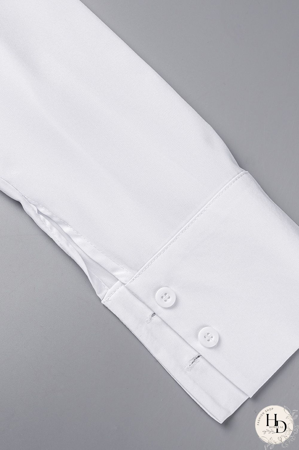 Black Casual Solid Frenulum Backless Asymmetrical Shirt Collar Tops