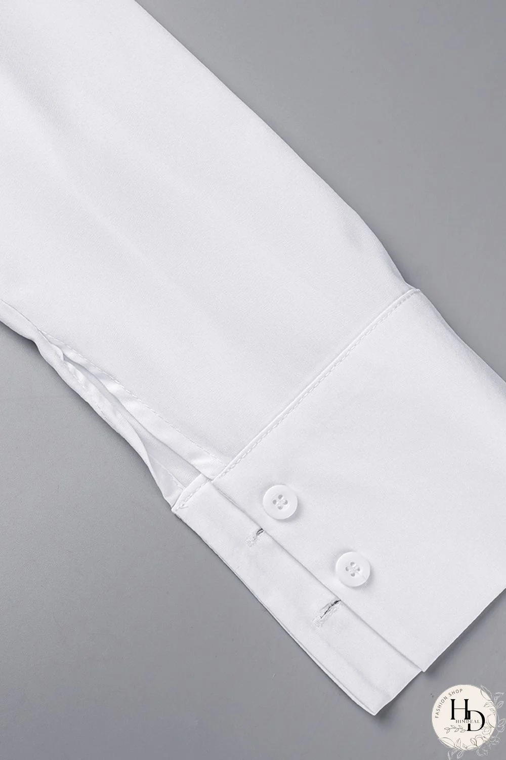 Black Casual Solid Frenulum Backless Asymmetrical Shirt Collar Tops