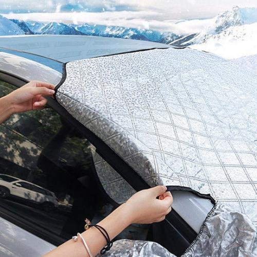 Car Windshield Cover - Winter Protection - Protects Against Wind, Snow and Frost