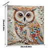 Framed Diamond Painting - Special Shaped - Owl(25x25cm)