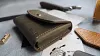 Handmade Italian Pueblo frosted vegetable-tanned cowhide cardholder/wallet