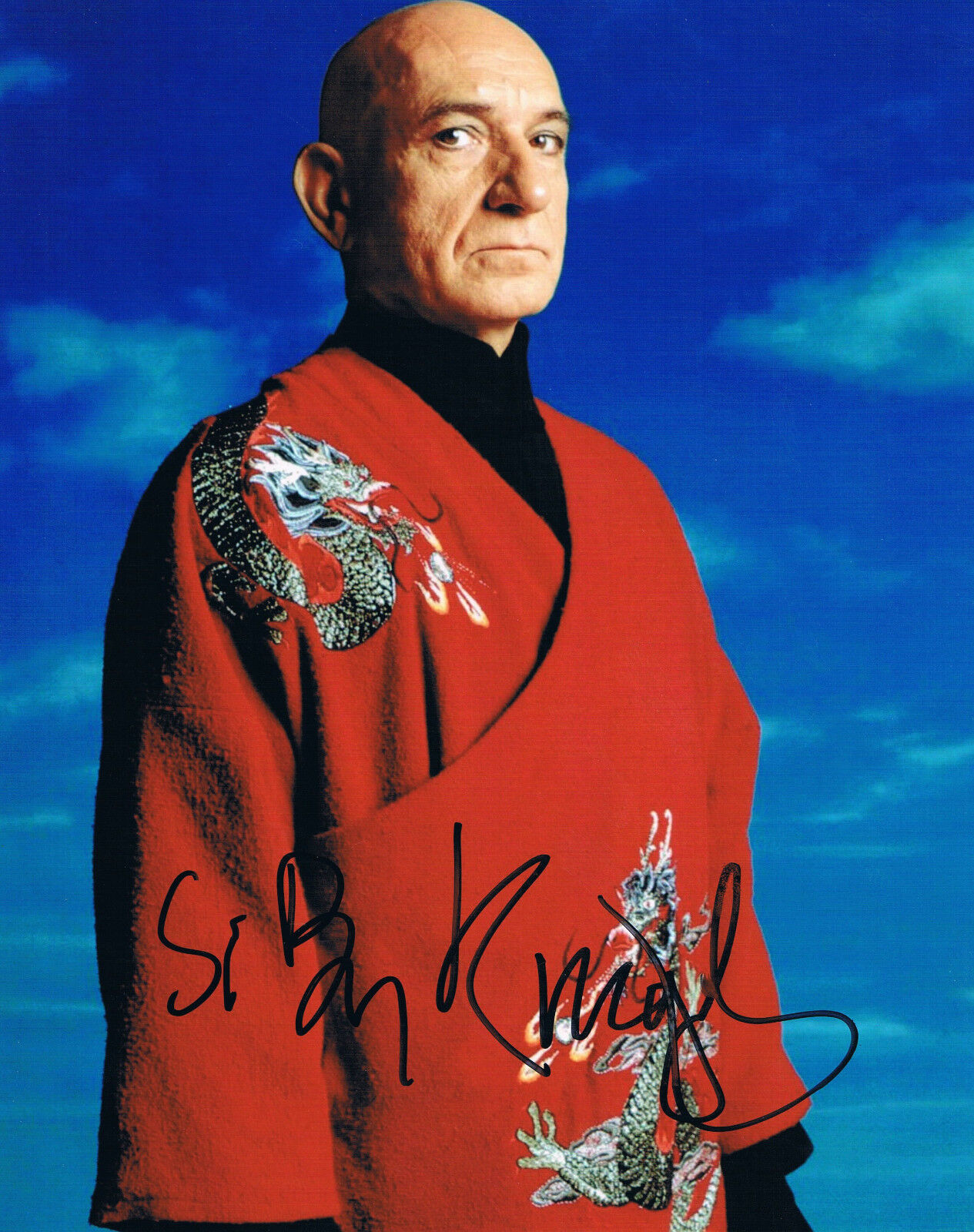 Ben Kingsley 1943- genuine autograph Photo Poster painting 8x10