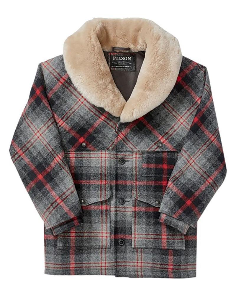 Men's quilted jacket shirts-12