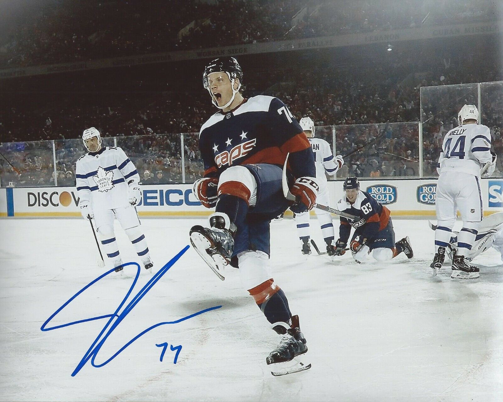 John Carlson Signed 8x10 Photo Poster painting Washington Capitals Autographed COA