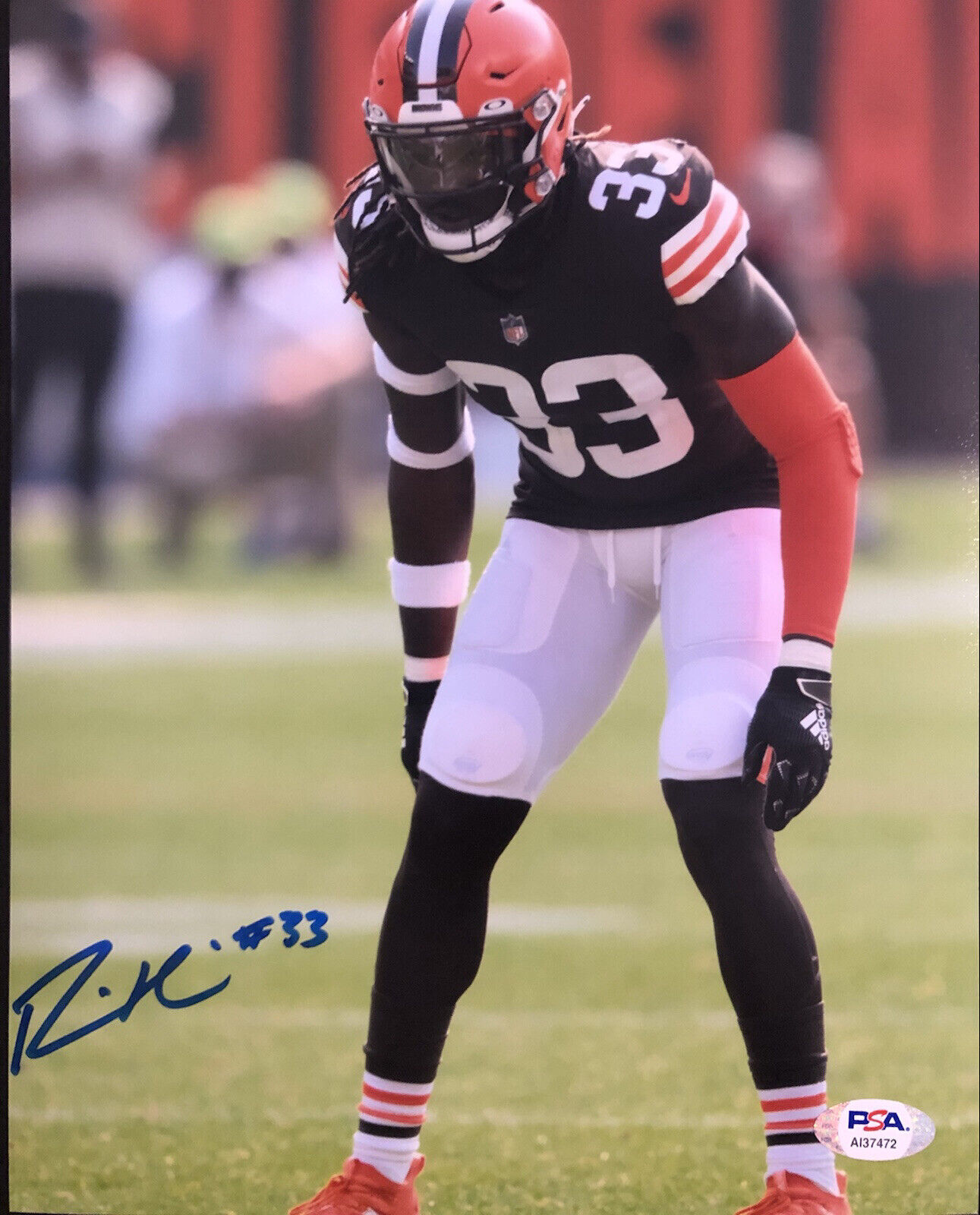 Ronnie Harrison Signed Autographed Cleveland Browns 8x10 Photo Poster painting Psa/Dna