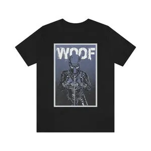 pornhint Pornhint Woof Kinky Fetish BDSM Puppy Play Unisex Jersey Short Sleeve Tee
